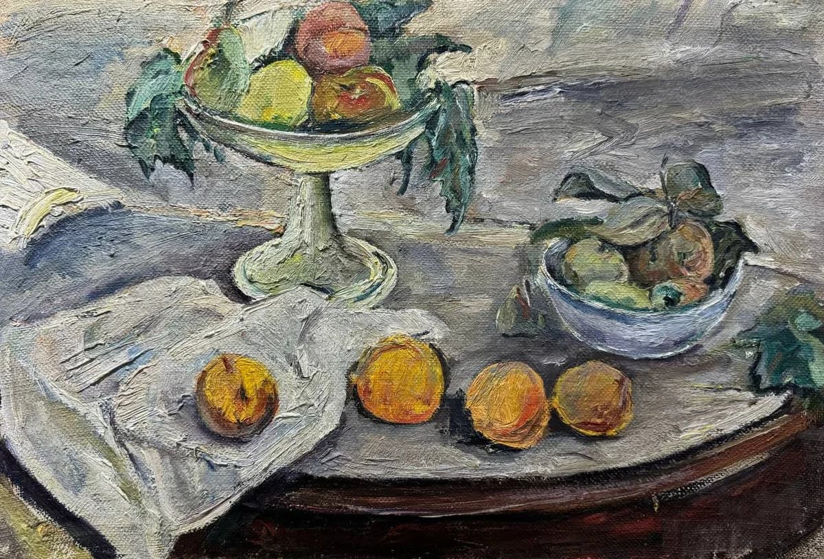 Натюрморт. Талдыкин Юрий (1932–2002). холст, масло, 72×49 см