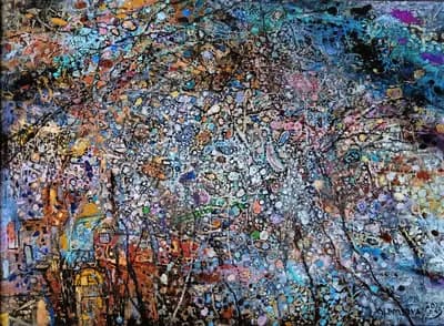 Нежданный снегопад (2025). Исламова Ф. (р. 1954). холст, масло, 55×75 см
