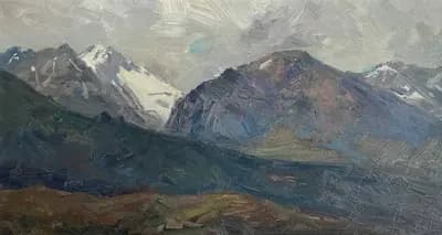 Баласаз. Абдреев Марат (р. 1965). картон, масло, 38×21 см