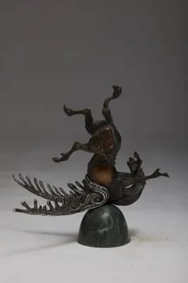 Құлагер (2016). Сарбасов Д.. бронза, алюминий, гранит, 45×44×32 см