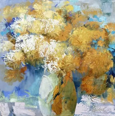 Небесная осень (2014). Ралина Е. (р. 1962). холст, масло, 100×100 см