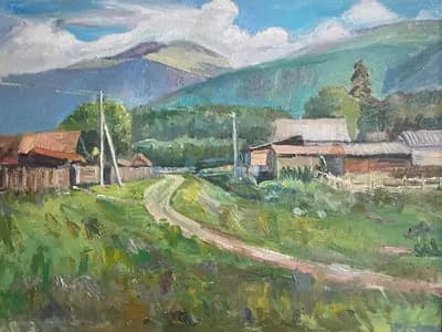 Белқарағай. Кикимов Х. (р. 1947). холст, масло, 80×60 см