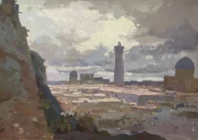 Хива (1965). Брынских Борис (1924–1998). картон, масло, 70×50 см