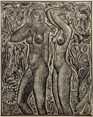 Ню №21. Кузьмин В. (р. 1953). 31×39 см