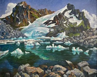Клухарское озеро. Сивенков Н.. холст, масло, 100×80 см