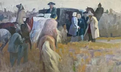 Эскиз. Мотузко Анатолий (1929–2000). холст, масло, 48×79 см