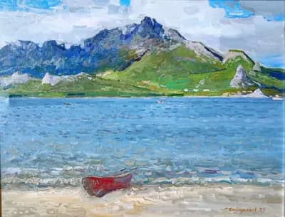 Боровое (2025). Баймуханов Геймран (р. 1961). холст, масло, 50×65 см