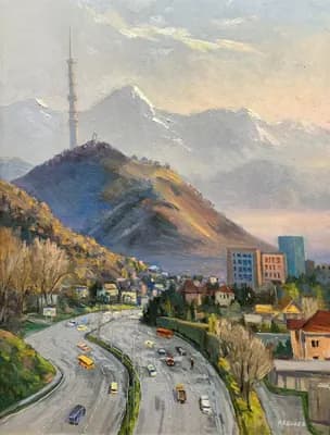 Восточка (2026). Абдреев Марат (р. 1965). холст, масло, 78×58 см