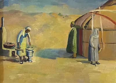 Түсте (2008). Кайдаров Малик (р. 1964). холст, масло, 55×75 см