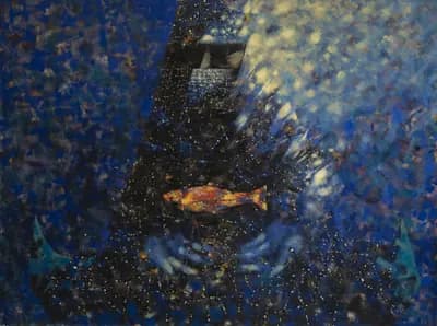 Элегия (1998). Бекеев Марат. холст, масло, 120×90 см
