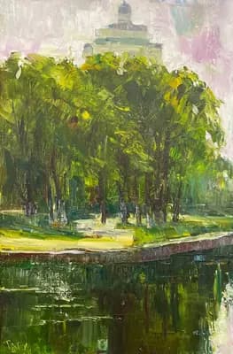 Берег. Татиев Т. (р. 1966). холст, масло, 40×60 см