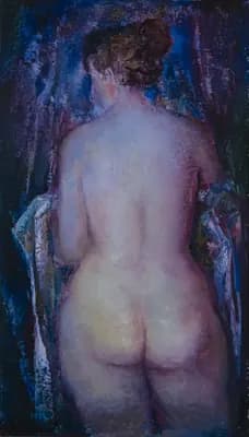 Обнаженная (1995). Шамшин В. (1928–2004). холст, масло, 80×50 см
