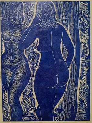 Ню №22 (1998). Кузьмин В. (р. 1953). 23×31 см