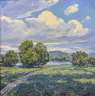 Лето (2014). Шипилов В. (р. 1953). холст, масло, 80×80 см