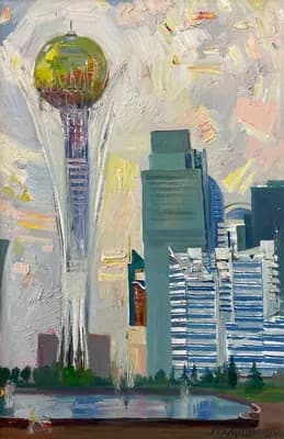 Шілде. Шаржанов А.. холст, масло, 40×60 см