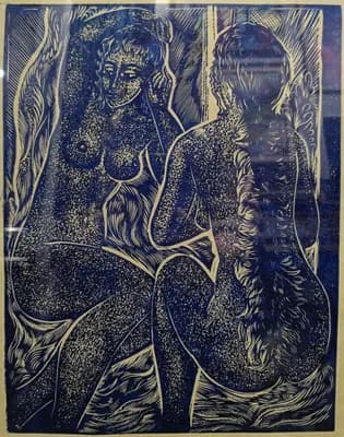 Ню №26 (1998). Кузьмин В. (р. 1953). 22,5×29 см