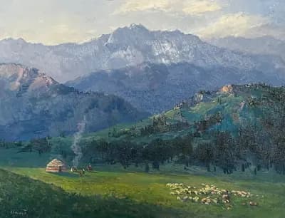 Жайляу (2026). Абдреев Марат (р. 1965). 51×68 см