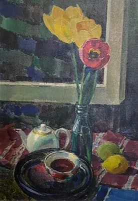 Золотой тюльпан (1974). Стадничук Иван (1913–2000). холст, масло, 59×84 см