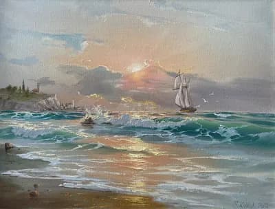 Миниатюра. Коваль С.. холст, масло, 40×30 см