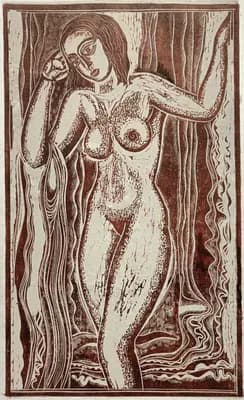 Ню №5. Кузьмин В. (р. 1953). 26,5×43,5 см