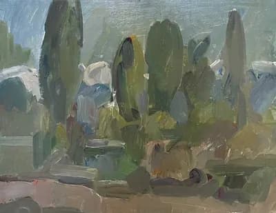 Корумду (1992). Мамбеев Сабур (1928–2017). холст, масло, 70×50 см