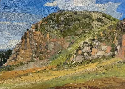 Жартас Топкайын. Оразгалиев Каир (р.1962). холст/масло, 50х70 см