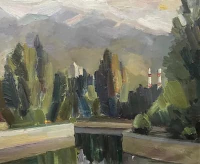 Бак (2010). Кайдаров Малик (р. 1964). холст, масло, 60×50 см