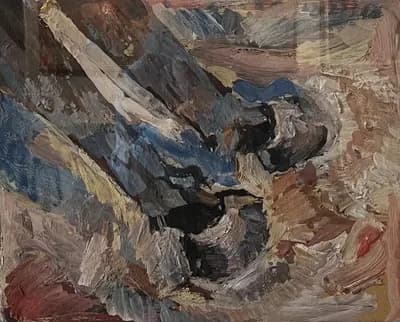 Триптих 3. Романов Сахи (1926–2002). картон, масло, 41,7×33 см