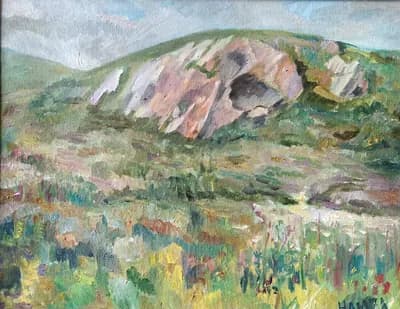 Жартас. Кикимов Х. (р. 1947). холст, масло, 49×60 см