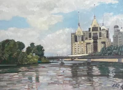 Редиссон. Ахметжан Калиолла (р. 1949). холст, масло, 60×80 см