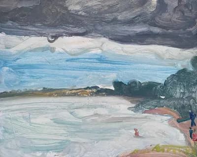 пейзаж. Ткаченко Валентин (1927–1990). картон, масло, 50×40 см