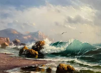 Карадак. Шевляков В.. холст, масло, 50×70 см