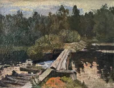 Пейзаж. Пономаренко О. (р. 1948). холст, масло, 74×54 см
