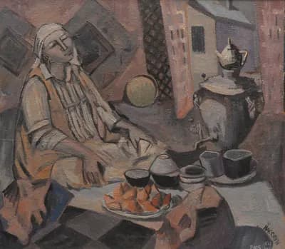 Бауырсақ (2005). Агытаев Иассауи (р. 1948). холст, масло, 88×78 см