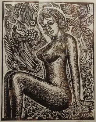 Ню №25. Кузьмин В. (р. 1953). 20×25,5 см