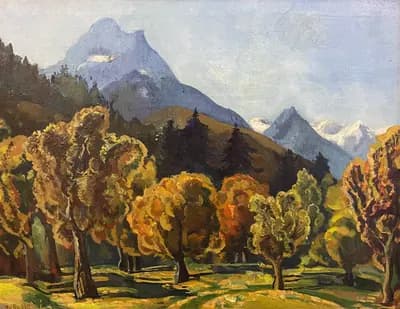Осень. Адвадзе Вахтанг (1919–2000). холст, масло, 77×59 см