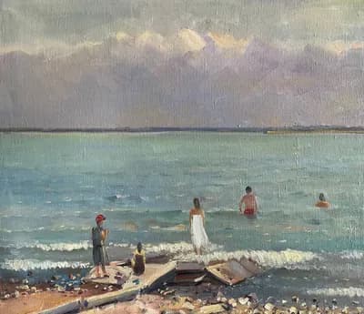 Капшагайда. Кайдаров Малик (р. 1964). холст, масло, 70×80 см