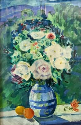 Павлодар. Натюрморт. Лысенко Павел (1928–2017). бумага, масло, 73×51 см