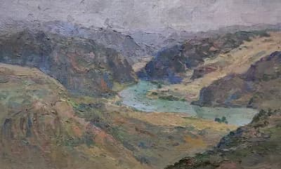 Шілде (2018). Абдреев Марат (р. 1965). картон, масло, 49×33 см