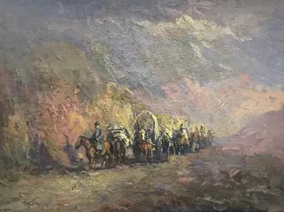 Перевал. Абдреев Марат (р. 1965). холст, масло, 60×80 см