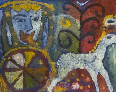 Принцесса. Смагулов С. (р. 1963). 49×39,5 см