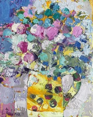 Натюрморт №18. Ралина Е. (р. 1962). холст, масло, 30×24 см
