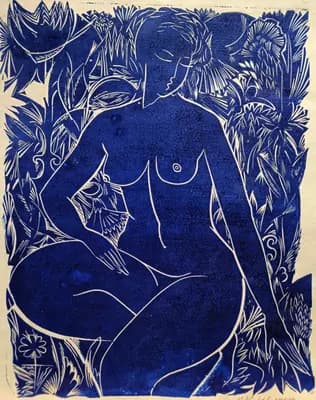 Ню №20. Кузьмин В. (р. 1953). 30×37,5 см