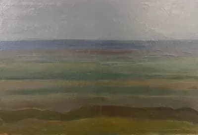 Холмы (1970). Мамбеев Сабур (1928–2017). холст, масло, 147×100 см