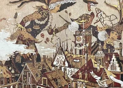 Праздник красного гуся в Малой Голландий (2007). Фролов П. (р. 1974). холст, принт, 55×40 см