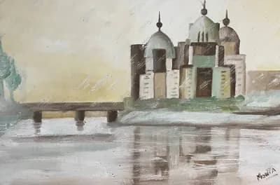 Veduta. Monia Ferrazzo. холст, масло, 40×60 см