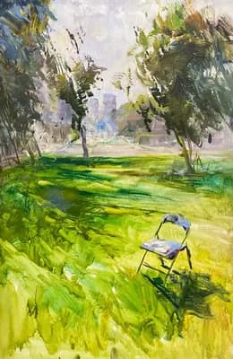 Солнечній миг. Ким Е.. холст, масло, 40×60 см