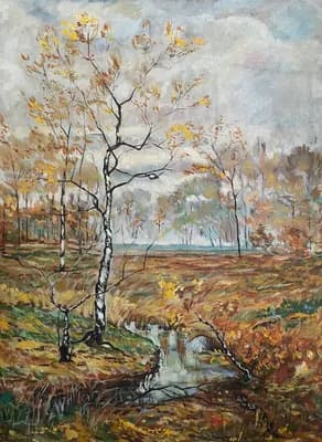 Осень. Плаксин Д.. холст, масло