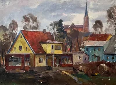 Паланга (1975). Горбунов Леонтий (1929–2016). холст, масло, 60×80 см
