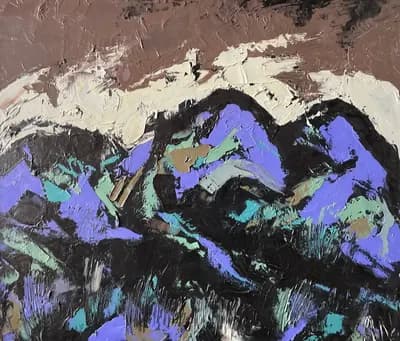 Прилавки (2010). Нода А. (р. 1962). холст, масло, 60×70 см